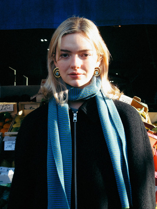 Aurora Earrings in Blue