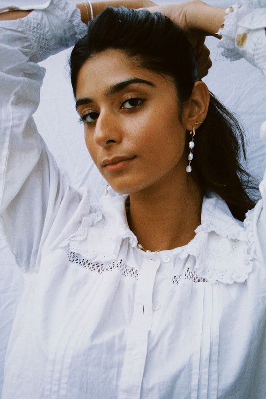 The Ophelia Pearl Huggies