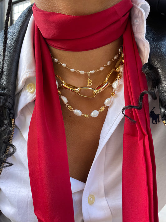 The Knotted Pearl in Gold Filled