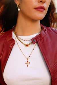 Garnet Rosary Chain