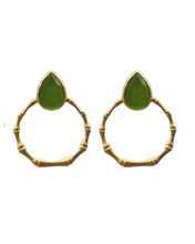 Load image into Gallery viewer, The Cleo Earrings in Green
