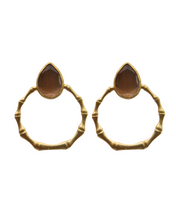 Load image into Gallery viewer, The Cleo Earrings in Brown
