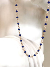 Load image into Gallery viewer, Midnight Blue Rosary Chain

