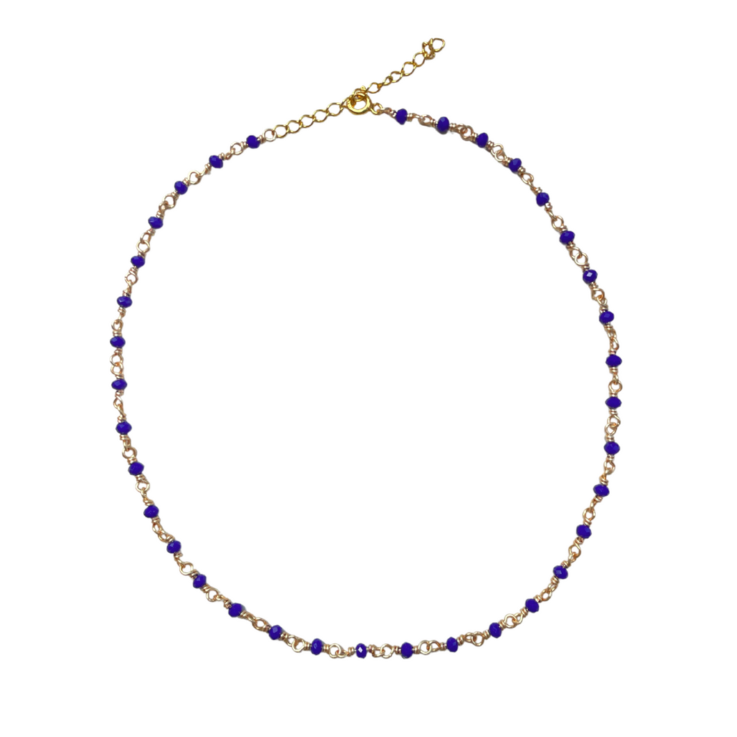 Midnight Blue Rosary Chain